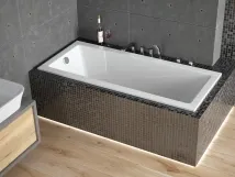 Ванна акрилова BESCO MODERN SLIM 180х80 (соло) без ніг Фото - 3