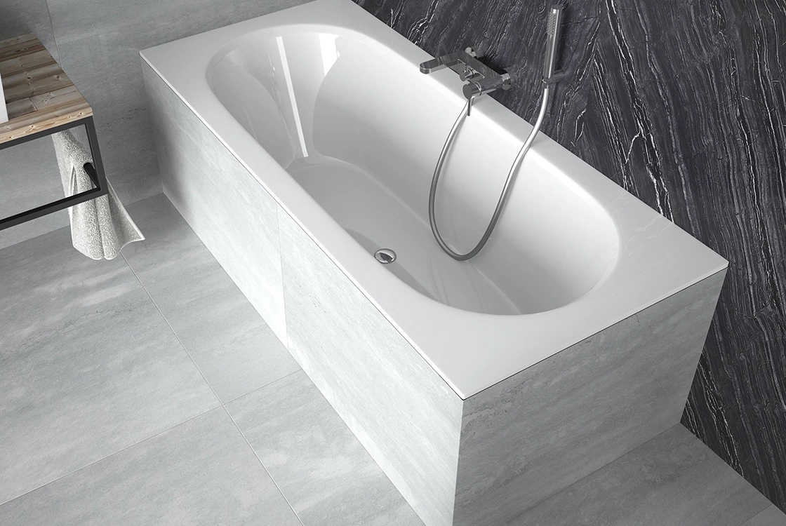 Ванна акрилова BESCO VITAE SLIM 160х75 (соло) без ніг Фото - 1