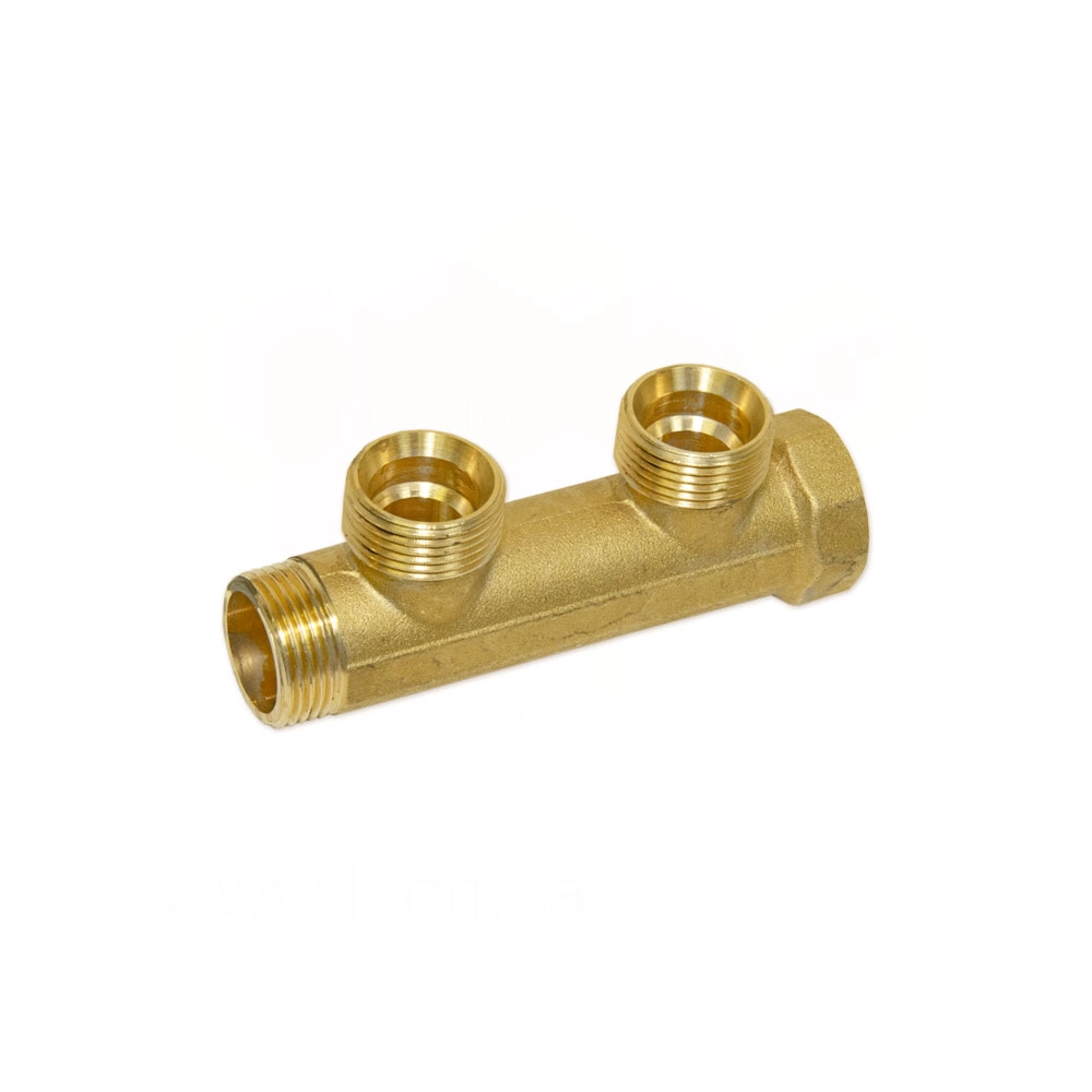 Колектор BIANCHI Ø3/4" х 2 х 3/4" ЗР  латунь  ADZ brass  I=50 мм