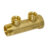 Коллектор BIANCHI Ø1" х 2 х 3/4" ЗР латунь ADZ brass I=50 мм Фото - 1