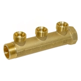 Коллектор BIANCHI Ø1" х 3 х 3/4" ЗР латунь ADZ brass I=50 мм Фото - 1