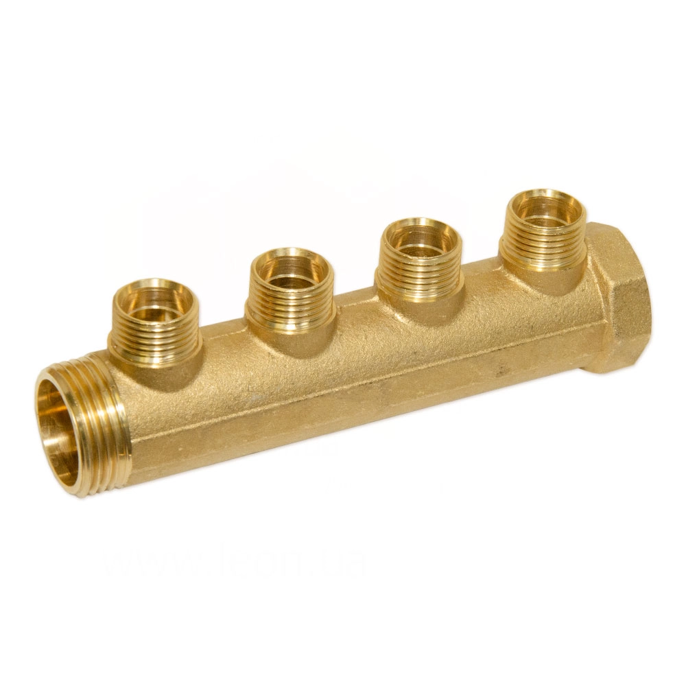 Колектор BIANCHI Ø3/4" х 4 х 1/2" ЗР  латунь  I=36 мм Фото - 1