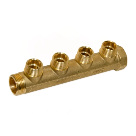 Коллектор BIANCHI Ø3/4" х 4 х 1/2" ЗР латунь I=36 мм
