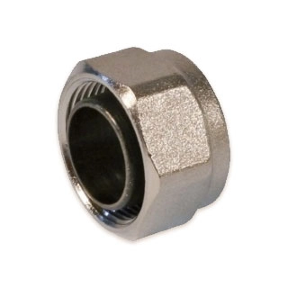 Гайка з кільцем Bianchi Ø15 х 1/2" нікель (215GN4250G) Фото - 1