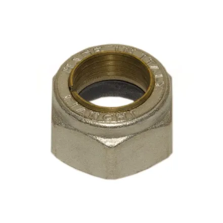 Гайка з кільцем Bianchi Ø15 х 1/2" нікель (215GN4250G)