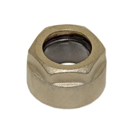 Гайка с ниппелем Bianchi Ø18 х 3/4" никель (218EC5280G)