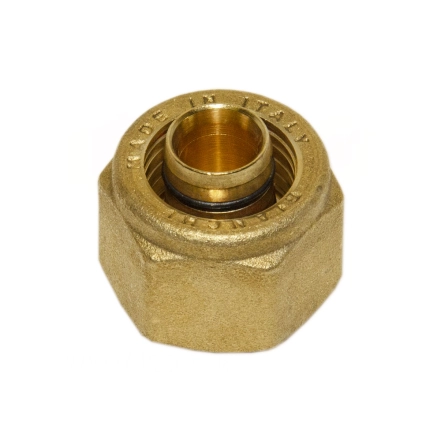 Гайка з ніпелем Bianchi Ø16 х 2,0 х 1/2" латунь (2190000403)