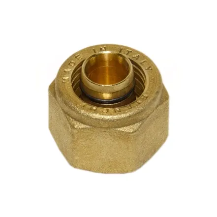 Гайка с ниппелем Bianchi Ø16 х 2,25 х 1/2" латунь (2190000405)