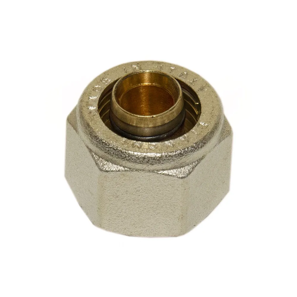 Гайка с ниппелем Bianchi Ø16 х 2,25 х 1/2" никель (2190N00405)