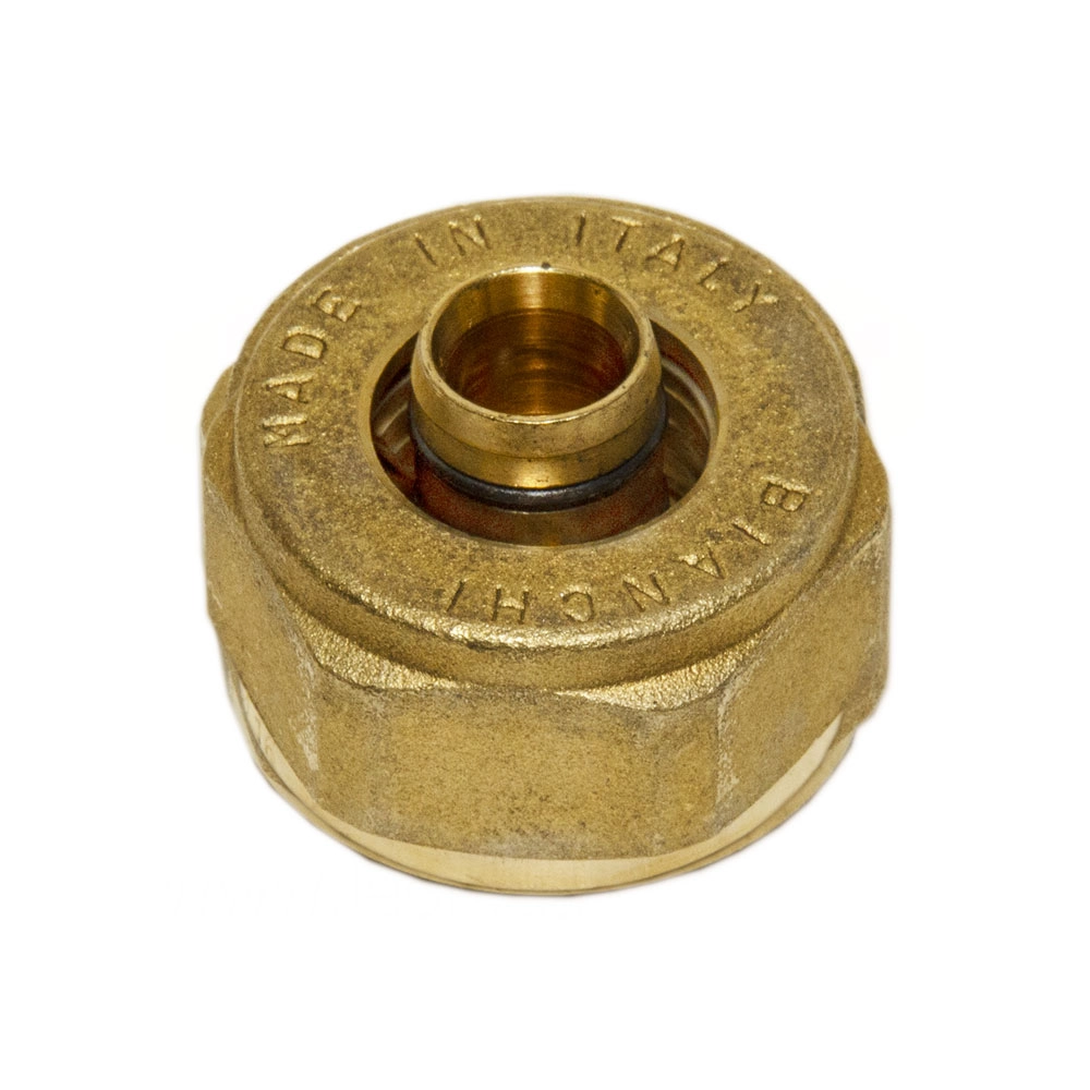Гайка з ніпелем Bianchi Ø16 х 2,25 х 3/4" латунь (219E000505)