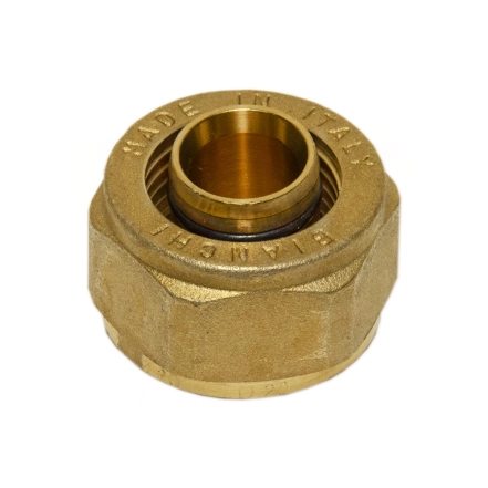 Гайка з ніпелем Bianchi Ø20 х 2,0 х 3/4" латунь (219E00050A)