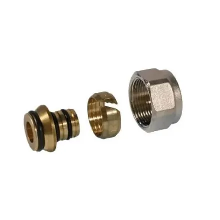 Гайка с ниппелем Bianchi Ø16 х 2,0 х 3/4"(м.п.) латунная (219E000503)