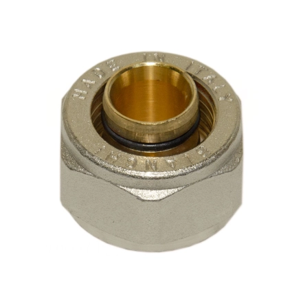 Гайка з ніпелем Bianchi Ø20 х 2,0 х 3/4" (м.п.) нікель (219EC0050A)
