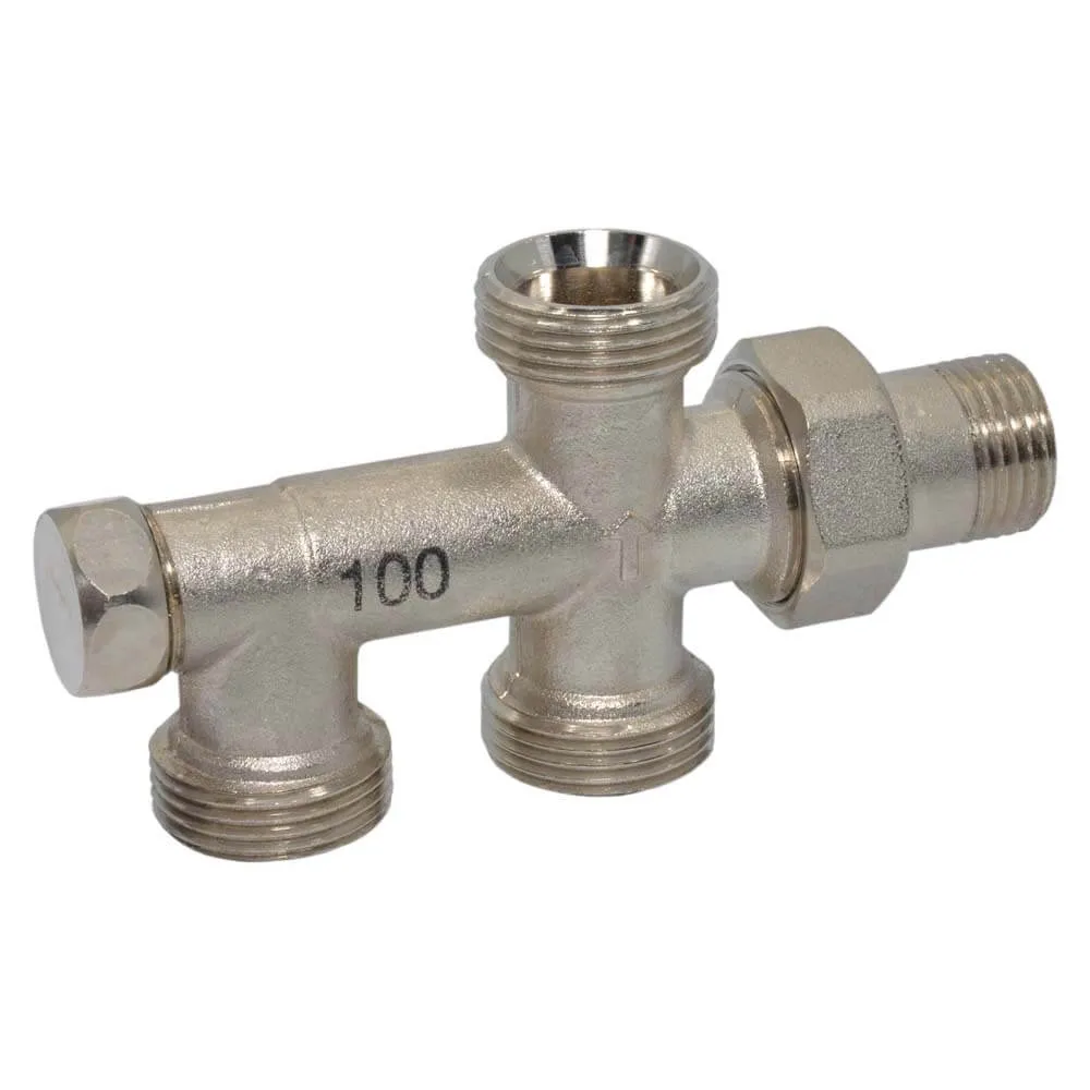 Нижній блок  Ø1/2" для комплекту нижнього підключення радіатора BIANCHI (3854000400)