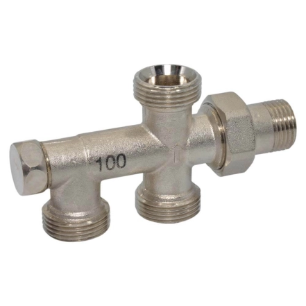 Нижний блок Ø1/2" для комплекта нижнего подключения радиатора BIANCHI (3854000400)