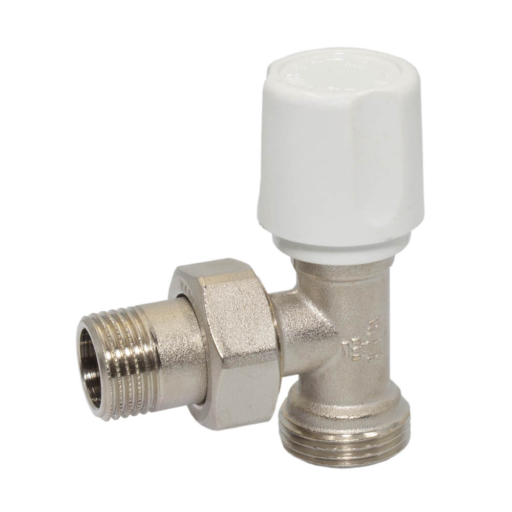 Кран радіаторний Ø1/2" х 3/4"E (євроконус) кутовий  BIANCHI (413E000400)