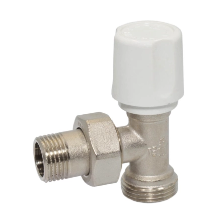 Кран радиаторный Ø1/2" х 3/4 "E (евроконус) угловой BIANCHI (413E000400)