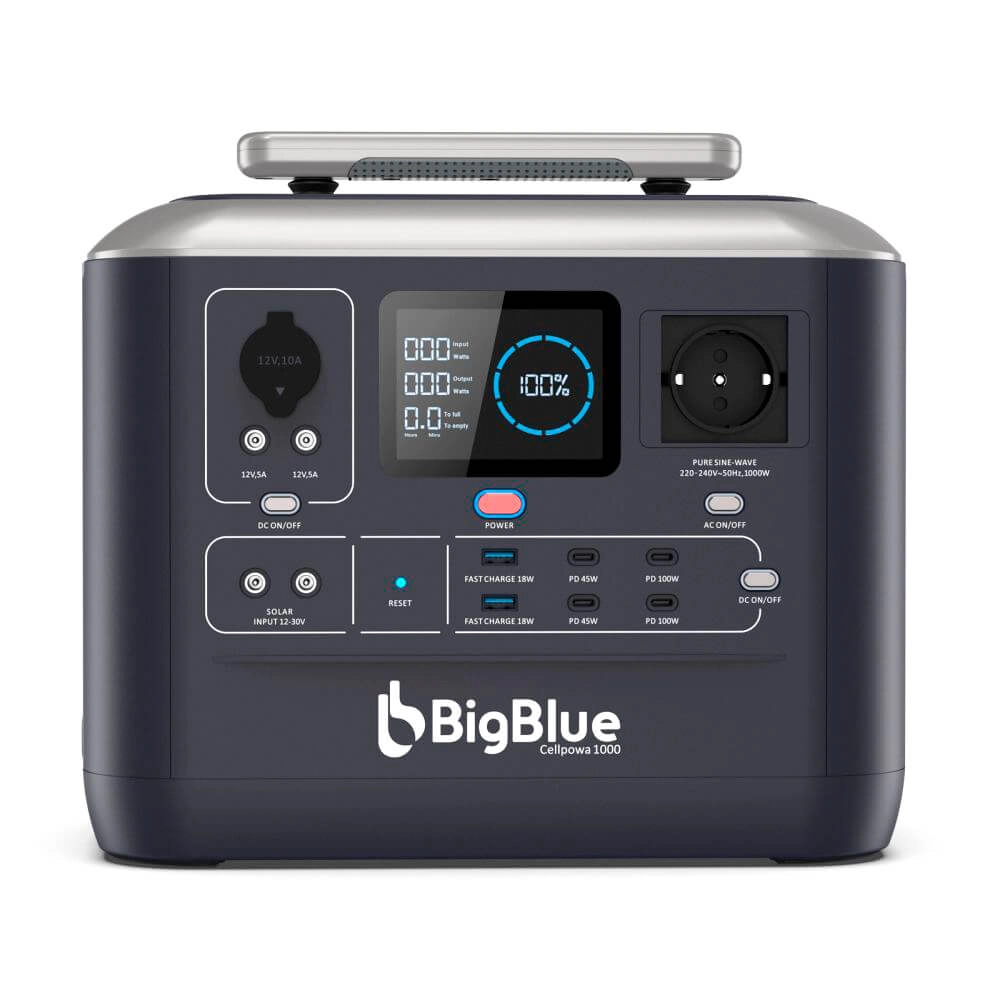 Портативна зарядна станція CP1000 BIG BLUE Фото - 2
