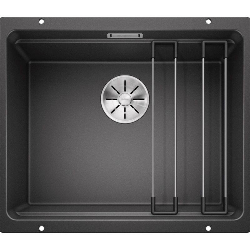 Кухонна мийка Blanco ETAGON 500-U SILGRANIT антрацит (522227)