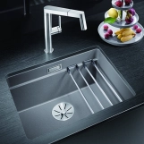 Кухонна мийка Blanco ETAGON 500-U SILGRANIT темна скеля (522228) Фото - 4
