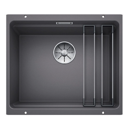 Кухонная мойка Blanco ETAGON 500-U SILGRANIT темная скала (522228)