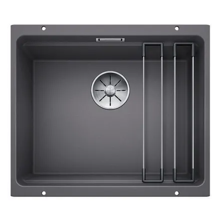 Кухонна мийка Blanco ETAGON 500-U SILGRANIT темна скеля (522228)