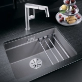 Кухонна мийка Blanco ETAGON 500-U SILGRANIT сірий беж (522234) Фото - 5