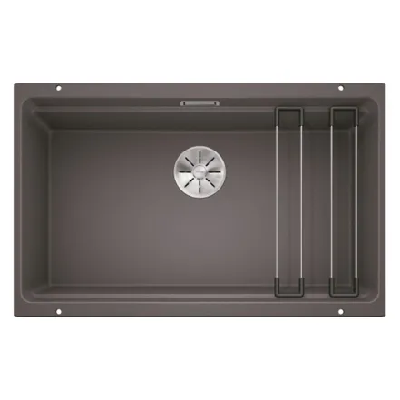 Кухонная мойка Blanco ETAGON 700-U SILGRANIT темная скала (525168)