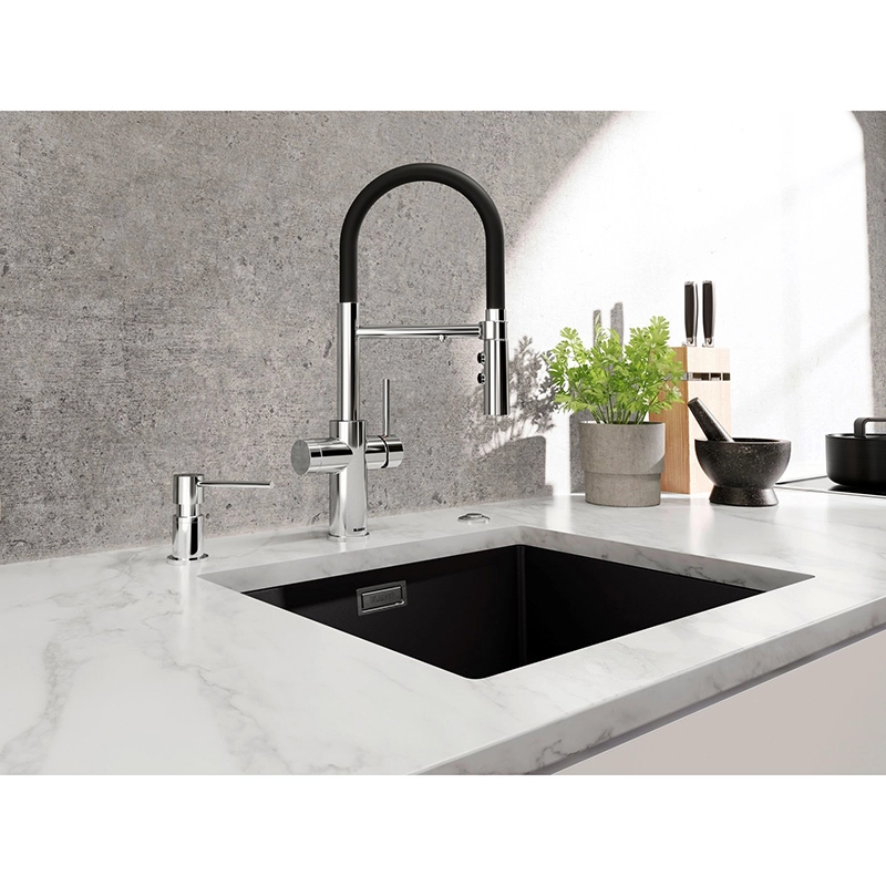 Дозатор рідкого миючого засобу Blanco LATO хром (525808) Фото - 1