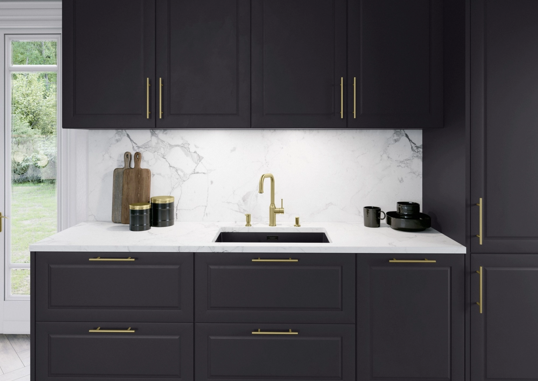Кухонна мийка Blanco SUBLINE 700-U Level SILGRANIT чорний (526004) Фото - 2