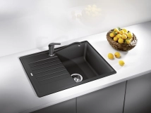 Кухонна мийка Blanco ZIA 45 S Compact SILGRANIT чорний (526009) Фото - 3
