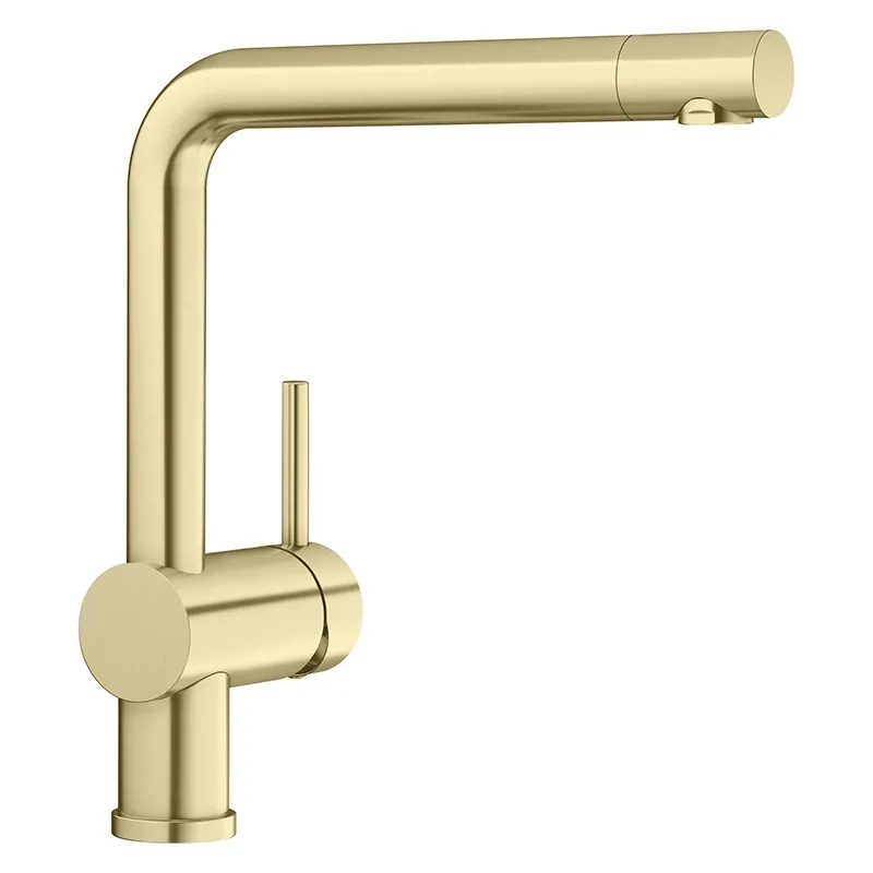 Кухонный смеситель Blanco LINUS PVD satin gold золотой матовый (526683)
