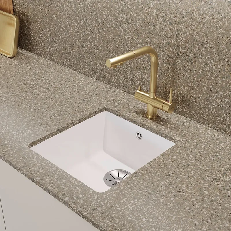 Кухонный смеситель Blanco FONTAS-S II PVD satin gold золотой матовый (526694) Фото - 3
