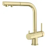 Кухонный смеситель Blanco FONTAS-S II PVD satin gold золотой матовый (526694)