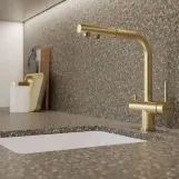 Кухонный смеситель Blanco FONTAS-S II PVD satin gold золотой матовый (526694) Фото - 4