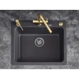 Дозатор рідкого миючого засобу Blanco LATO PVD Steel satin gold золотий матовий (526699) Фото - 5
