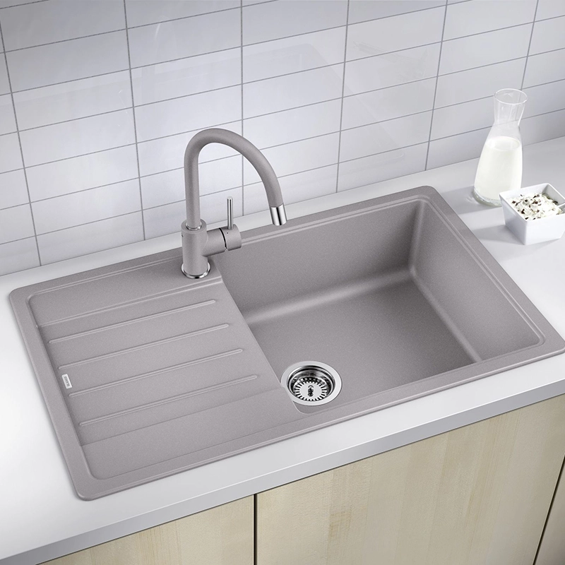 Кухонний змішувач Blanco MIDA - S SILGRANIT вулканічний сірий (526967) Фото - 1
