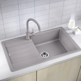 Кухонний змішувач Blanco MIDA - S SILGRANIT вулканічний сірий (526967) Фото - 1