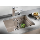 Кухонная мойка Blanco SUBLINE 500-U SILGRANIT нежный белый (527170) Фото - 2