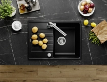 Кухонная мойка Blanco ZIA 45 S Compact SILGRANIT нежный белый (527197) Фото - 2