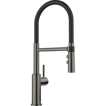 Кухонний змішувач Blanco CATRIS-S satin dark steel нерж сталь (527731)