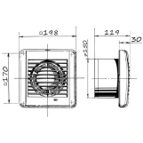 Вытяжной вентилятор Blauberg Aero 150 T Фото - 3