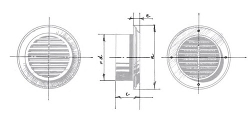 Решетка вентиляционная Blauberg DECOR 125s Фото - 1