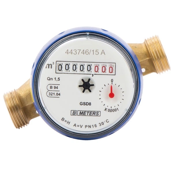 Счётчик холодной воды B Meters GSD8 RFM Ø 1/2" L=110 мм (8MA00F12CSCMV0)