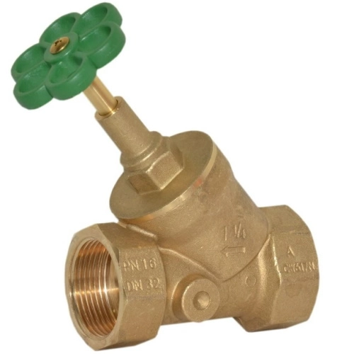 Вентиль Idrosanitaria Bonomi Ø1 1/4" V-подібний PN16  0/+95°C (7520A010)