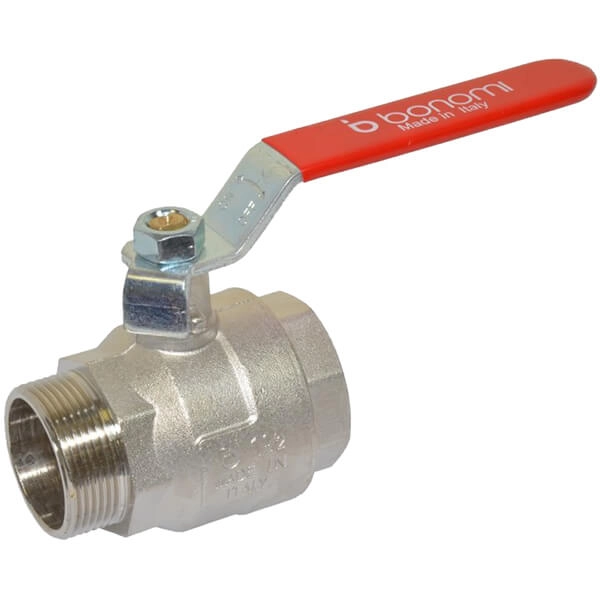 Кран шаровой Idrosanitaria Bonomi TAMIGI Ø1 1/2" ВН PN30 -10°C/+120°C стальная ручка (76050111R)