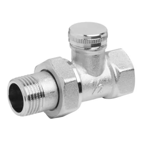 Кран радіаторний відсікаючий Ø1/2" прямий  PN10 +95°C Idrosanitaria Bonomi (56040404)