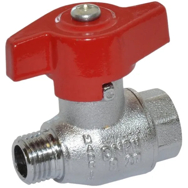 Кран кульовий Idrosanitaria Bonomi TAMIGI Ø1/4" ВЗ PN40  –10°C/+120°C "метелик" (76070002R)
