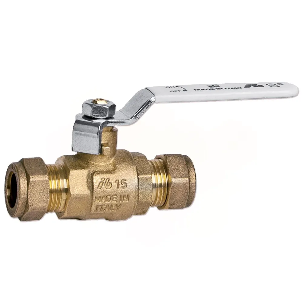 Кран для медной трубы Idrosanitaria Bonomi MISSOURI Ø22 цанговый -10°C/+120°C (79660122W)