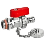 Кран хромований зливний Idrosanitaria Bonomi Ø1/2" PN25  0/+90°C (77591104)
